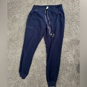 Figs Zamora Jogger scrub pants. Navy blue. Size large tall. Good condition